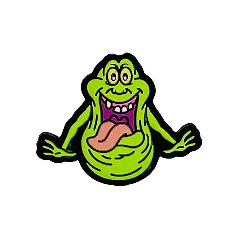 Silicone Focal Beads Ghostbusters Slimy Lime Green Cheeky Grins 20pcs