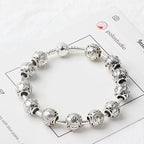 Constellation Metal Beads 11mm Silver Tone Large Hole 1pc 3