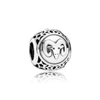 Constellation Metal Beads 11mm Silver Tone Large Hole 1pc 5