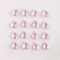 Electroplated Maple Leaf Glass Beads 11x16mm Double-Sided Single Hole 30pcs 6