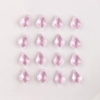 Electroplated Maple Leaf Glass Beads 11x16mm Double-Sided Single Hole 30pcs 6