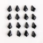 Electroplated Maple Leaf Glass Beads 11x16mm Double-Sided Single Hole 30pcs 8
