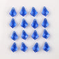 Electroplated Maple Leaf Glass Beads 11x16mm Double-Sided Single Hole 30pcs 14