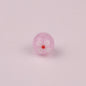Lampwork Glass Beads Tiny Four Petal Flower Round 12mm 10pcs 6