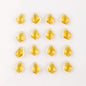 Electroplated Maple Leaf Glass Beads 11x16mm Double-Sided Single Hole 30pcs 10