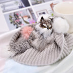 Fashion Plush Fox Keychain Soft Tail Wild Animal Charm 3
