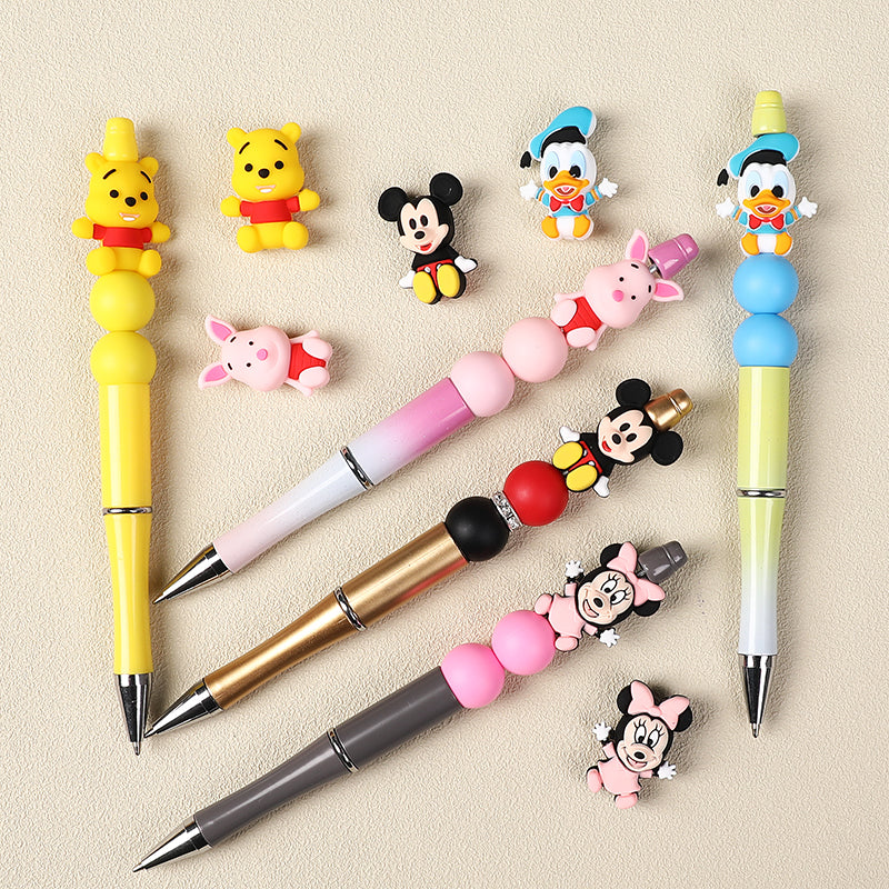 Silicone 3D Focal Beads Disney Sitting Baby Character Collection 20Pcs 5