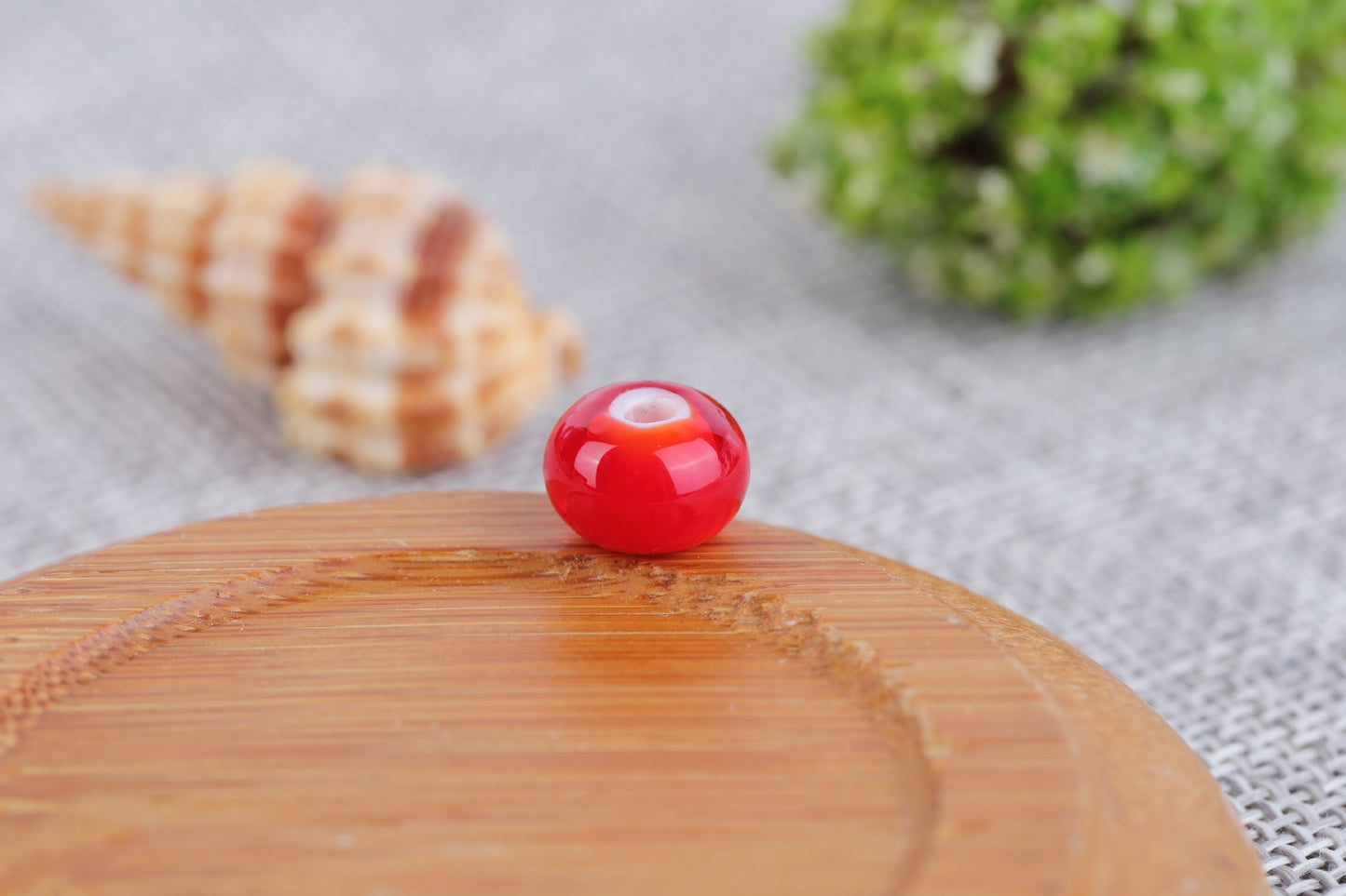 Lampwork Spacer Beads 8-16mm Solid Color 10pcs 6