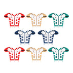 Silicone 3D Focal Beads Olive Armor Color Sporty Vibrant 20pcs