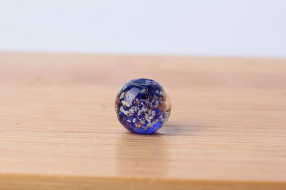 Transparent Round Glass Beads 10mm Multicolor Colored Glaze 10pcs 5