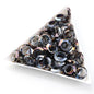 Glass Faceted Spacer Beads 8mm Large Hole 50pcs 7