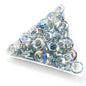 Glass Faceted Spacer Beads 8mm Large Hole 50pcs 9
