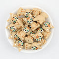  3D Cute Cougar  Silicone Focal Beads 20Pcs 2