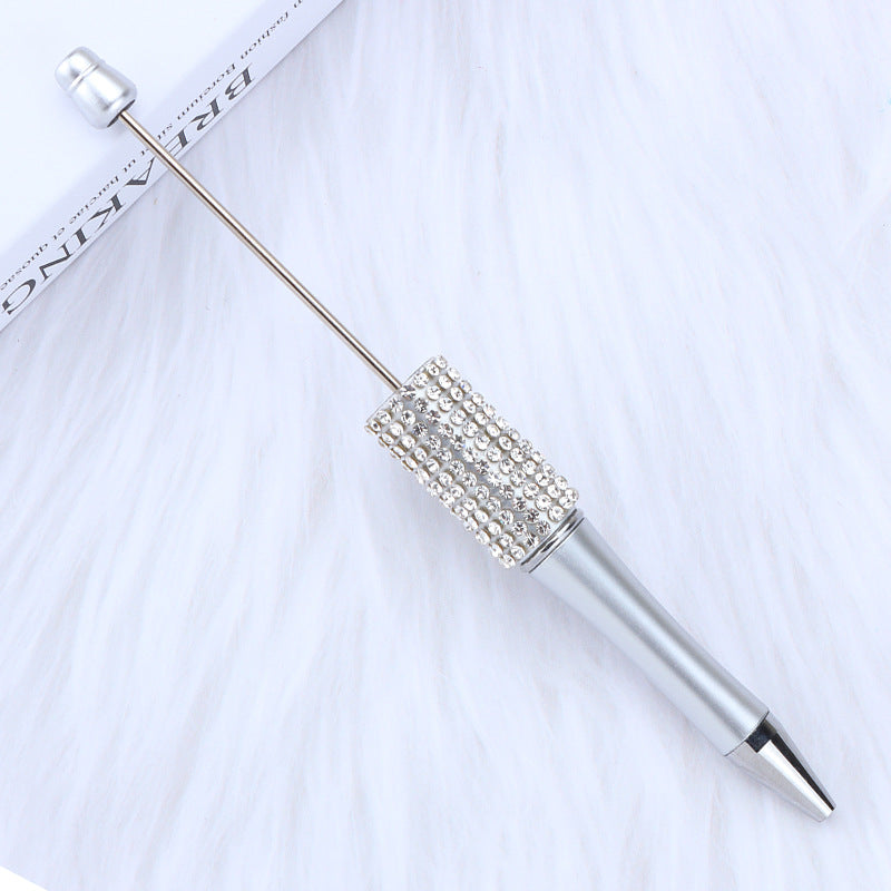 Beadable Pen Rhinestone Studded Metallic Colorful 1.0 mm Tip 24