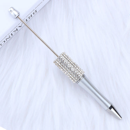 Beadable Pen Rhinestone Studded Metallic Colorful 1.0 mm Tip 24
