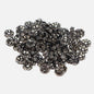 Rhinestone Wavy Spacer Beads 12mm Red Crystal 50pcs