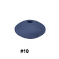 12mm Silicone Spacer Beads Multi Color Soft Matte Finish 50pcs