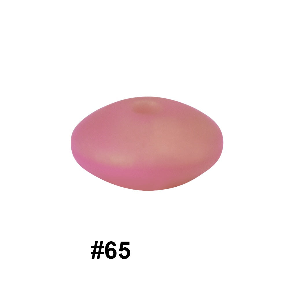 14mm Abacus Silicone Beads Lentil Flat Spacer 50pcs