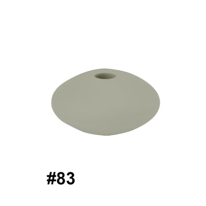14mm Abacus Silicone Beads Lentil Flat Spacer 50pcs