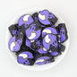 NFL Teams Helmet Silicone Focal Beads Printed Designs 20pcs 7