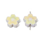 Ombre Sakura Flower Acrylic Beads 20mm Assorted Colors 4pcs 12