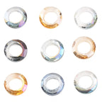 Glass Faceted Spacer Beads 8mm Large Hole 50pcs 3