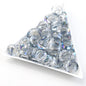 Glass Faceted Spacer Beads 8mm Large Hole 50pcs 8