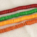 Resin Flat Spacer Beads 6mm 8mm Imitation Beeswax Colors 100pcs