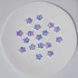 Czech Glass Beads Star 8mm Translucent Pastel Iridescent 50pcs 8