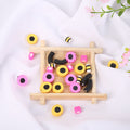 Cartoon Food Clay Beads 8-10mm Simulation Mini Snacks 50pcs