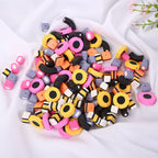 Cartoon Food Clay Beads 8-10mm Simulation Mini Snacks 50pcs 3