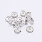 Rhinestone Round Spacer Beads 10mm 50pcs 4