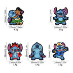 Silicone Focal Beads Disney Stitch Smiling Face 20pcs 7