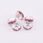 Rhinestone Spacer Beads 8mm Polished Faceted 100pcs 16
