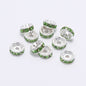 Rhinestone Round Spacer Beads 10mm 50pcs 14