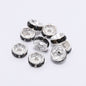 Rhinestone Round Spacer Beads 10mm 50pcs 13