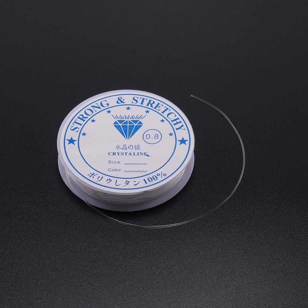 Transparent Crystal Elastic Cord Stretchy Jewelry Thread 0.4-1mm Roll 4