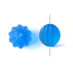 Matte Striped Lampwork Glass Beads 8-16mm Mixed Colors 50pcs 3