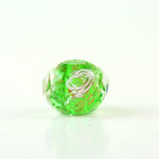 Transparent Flower Glass Beads 12mm Multicolor Assorted 100pcs 14