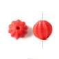 Matte Striped Lampwork Glass Beads 8-16mm Mixed Colors 50pcs 9