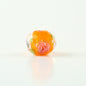 Transparent Flower Glass Beads 12mm Multicolor Assorted 100pcs 7