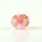 Transparent Flower Glass Beads 12mm Multicolor Assorted 100pcs 6