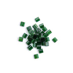 Electroplated Transparent Seed Glass Beads Rice Brick Style 200pcs