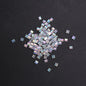 Electroplated Transparent Seed Glass Beads Rice Brick Style 200pcs 8