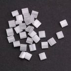 Electroplated Transparent Seed Glass Beads Rice Brick Style 200pcs 5