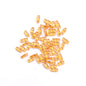 Electroplated Transparent Seed Glass Beads Rice Brick Style 200pcs 16