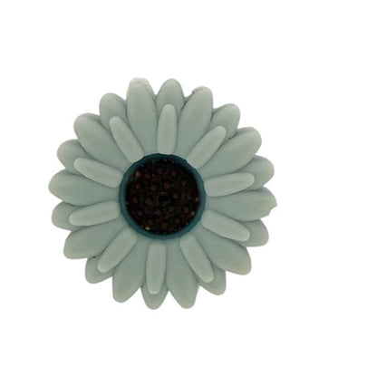Silicone Focal Beads Daisy Sunflower Rounded Center 20pcs 32