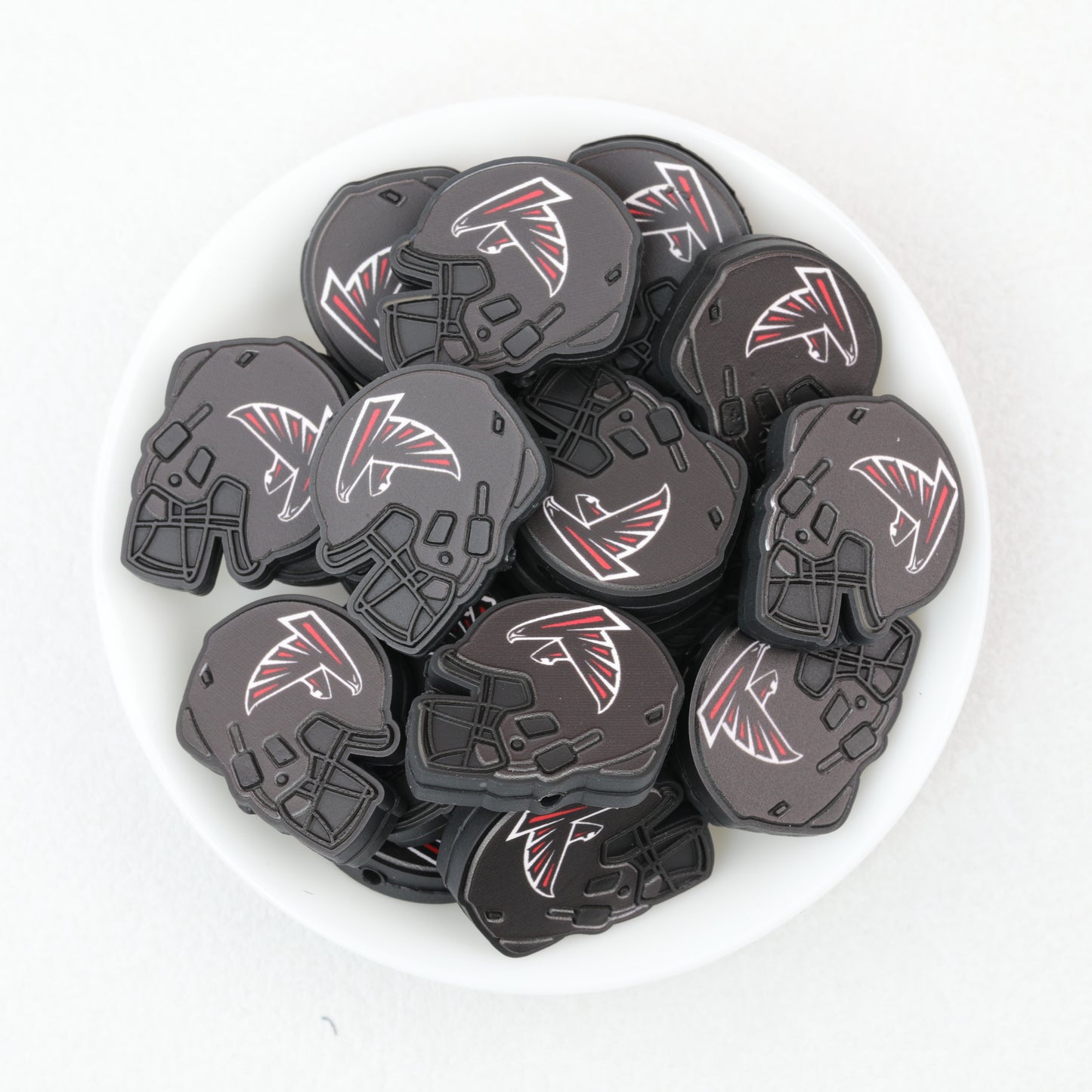 NFL Teams Silicone Focal Beads Football Helmet Design 20pcs 4