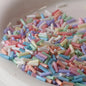 Baking Painted Twisted Bugle Glass Beads 6mm Vibrant Mixed Colors 690pcs 3