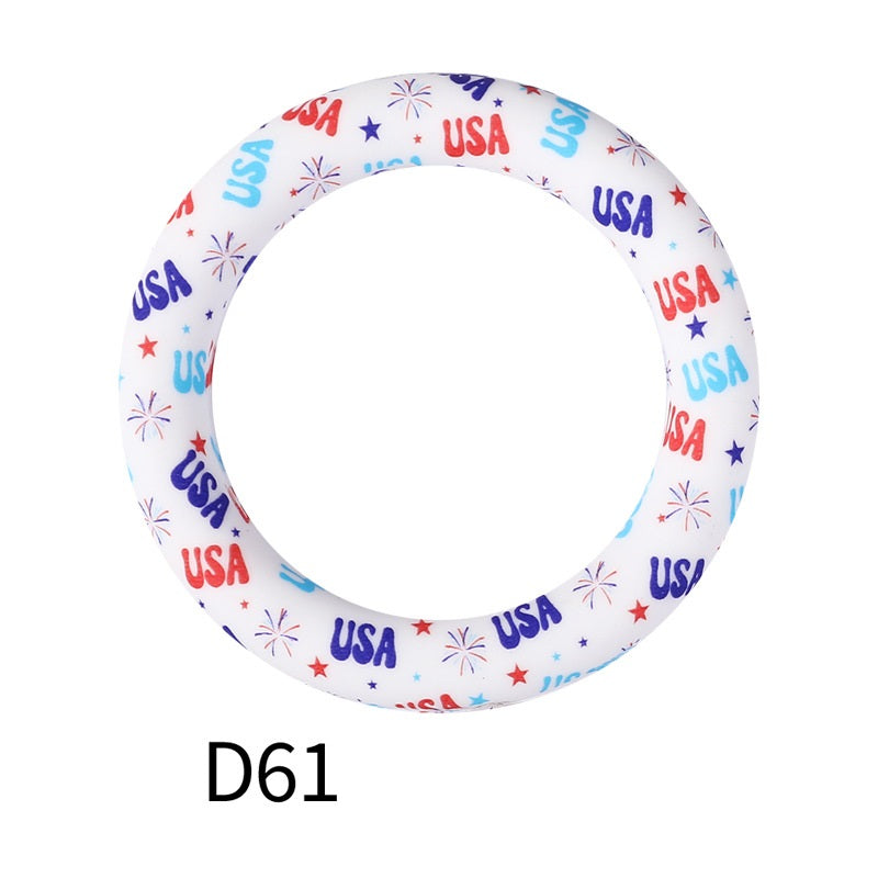 65mm Printing circular silicone rings 63